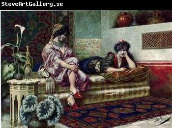 unknow artist Arab or Arabic people and life. Orientalism oil paintings 133